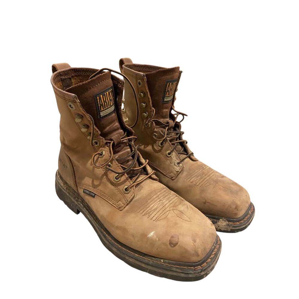 Ariat mens 10 steel toe boots